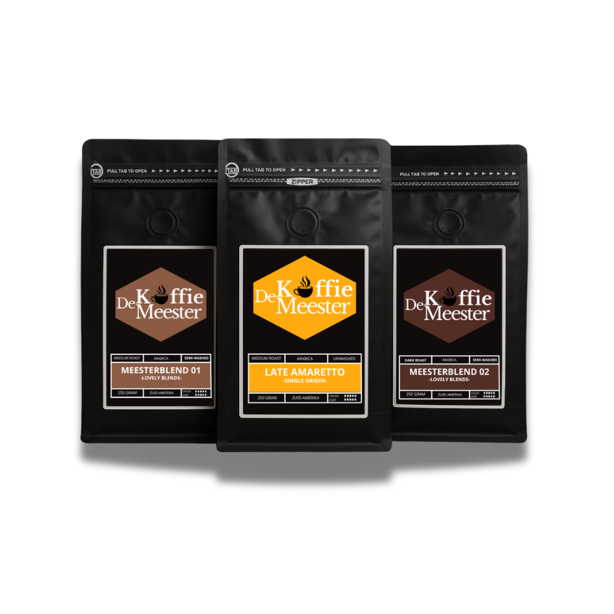 Proefpakket verse koffiebonen van de Koffiemeester