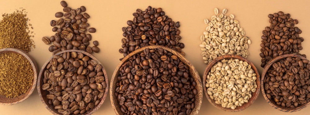 De Verschillende Soorten Arabica Koffiebonen.