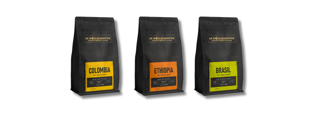 Proefpakket verse koffiebonen als cadeau voor een koffieliefhebber