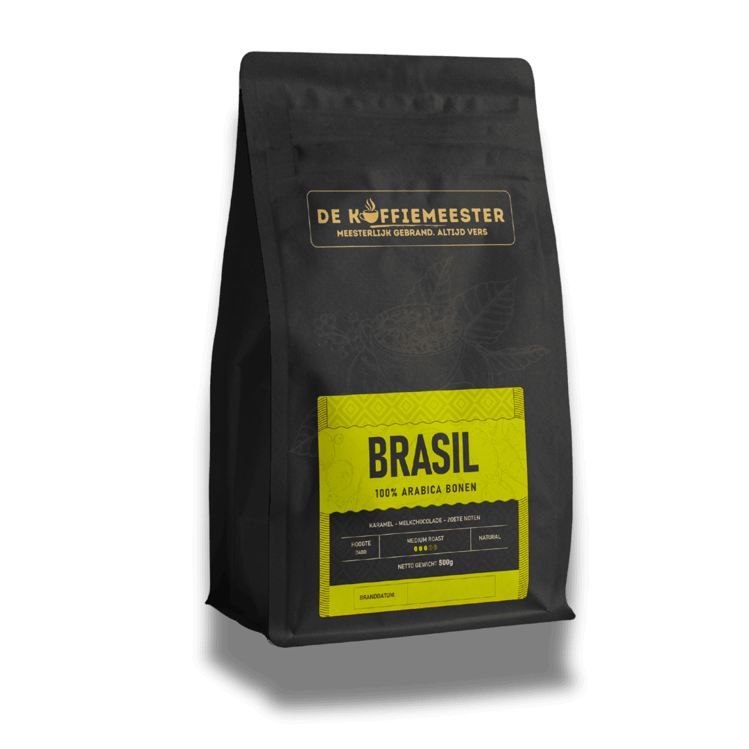 brazilie vers gebrande koffiebonen de koffiemeester