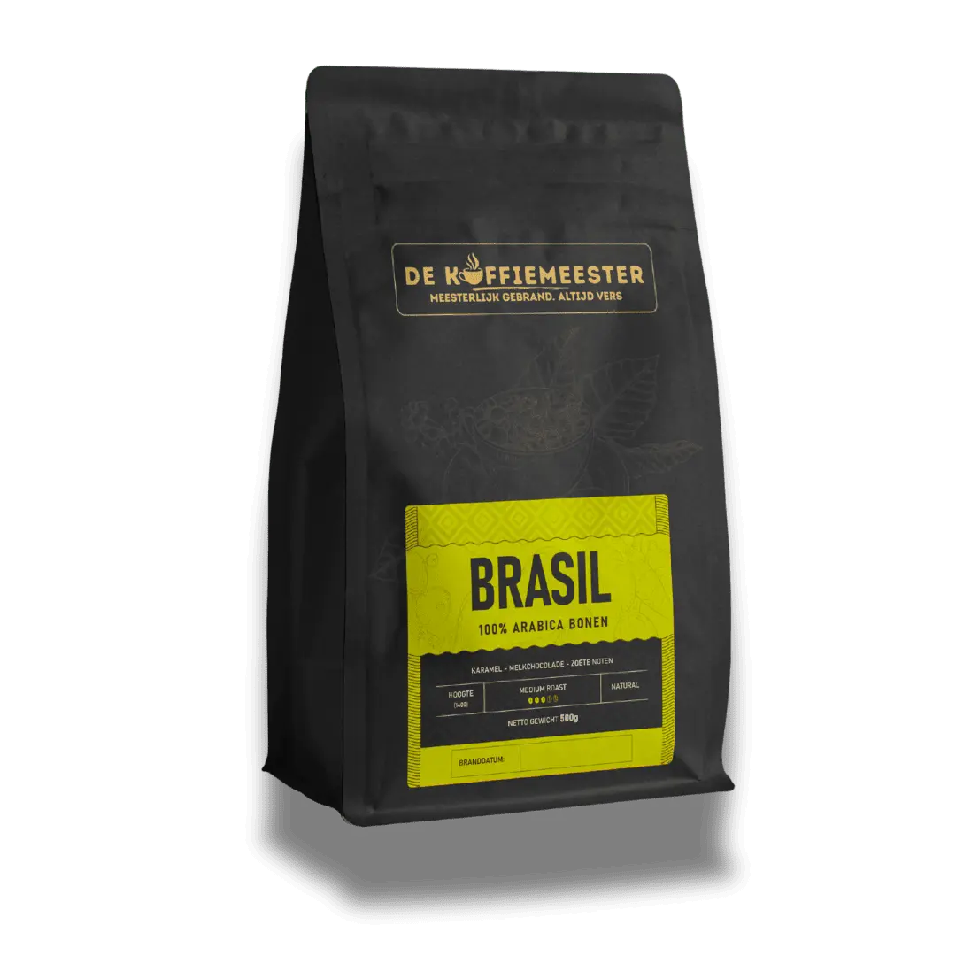 Brasil Mantiqueira single-origin koffiebonen in zak - De Koffiemeester