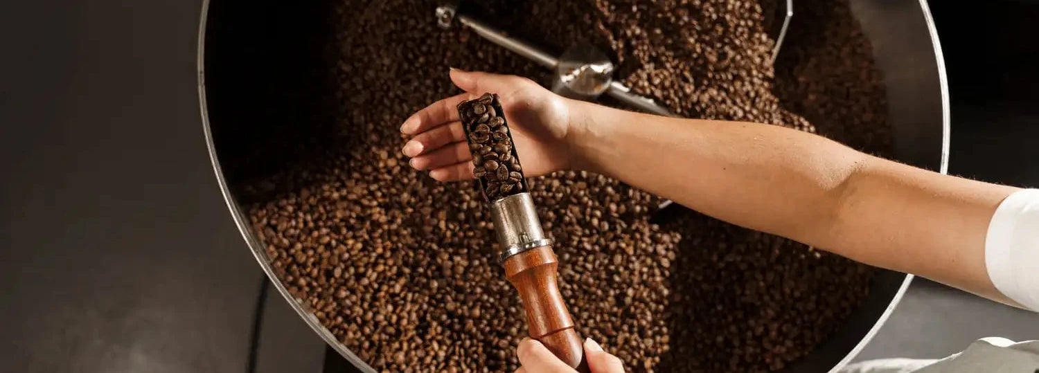 Verse koffiebonen uit eigen branderij