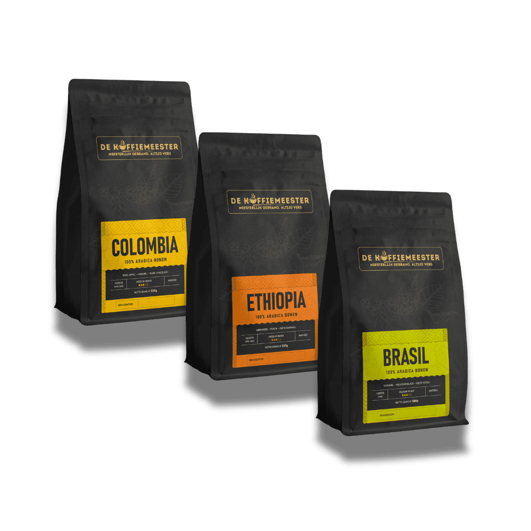 Proefpakket 3 x 1 kg -  Colombia - Ethopia - Brasil