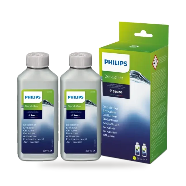 Philips CA6700/22 ontkalker, twee flessen van 250 ml met verpakking