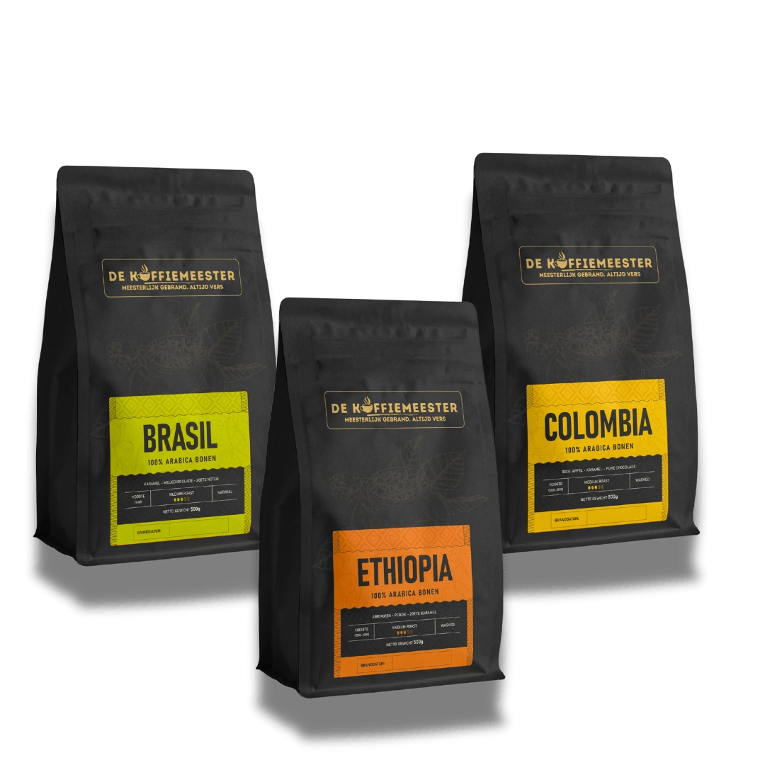 Proefpakket verse koffiebonen - De Koffiemeester