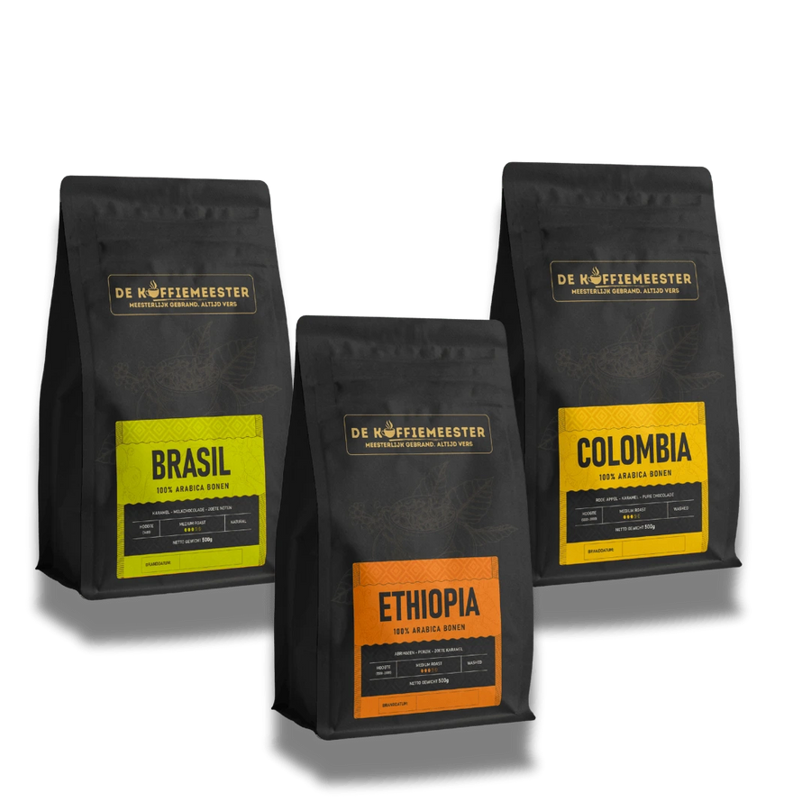 Proefpakket verse koffiebonen - De Koffiemeester